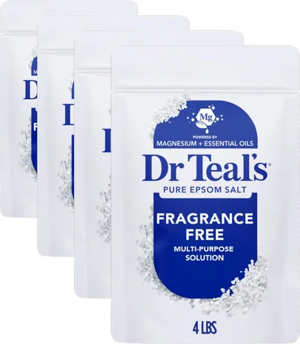 Vista 9 de Sales de Epsom con Magnesio para Remojo Dr Teal's, Sin Fragancia, 4 libras