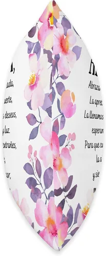 Vista 2 de Almohada de regalo para abuela para Abuela Regalo para Abuelita Flor Throw Pillow