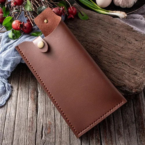 Vista 6 de Funda para cuchillos, Funda para cuchillo de carne, Funda universal para cuchillo de carnicero de cocina, Protector de bordes de cuchillo de chef