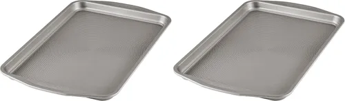 Vista 11 de Circulon Total Bakeware - Bandeja antiadherente para hornear galletas, 10 x 15 pulgadas, color gris oscuro