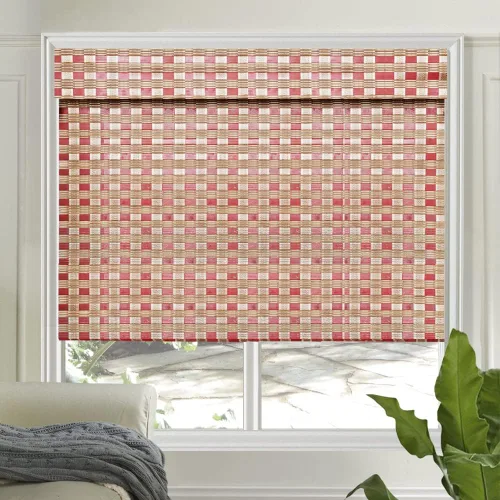 Vista 12 de LETAU cortinas de madera para ventanas con cenefa, filtran la luz