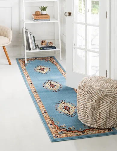 Vista 36 de Unique Loom - Alfombra de área estilo persa tradicional de la colección Reza, de 2 pies 2 pulgadas x 3 pies, colores negro y beige