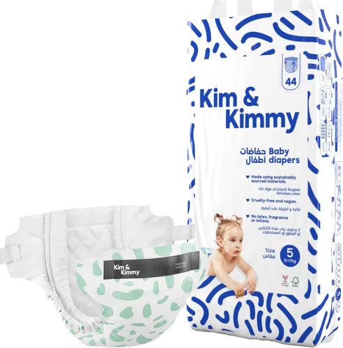 Vista 23 de Kim & Kimmy Pañales ecológicos, talla 2, 9-18 libras, 72 pañales – Protección contra fugas de 12 horas, sin erupciones, hipoalergénicos, ultrasuaves