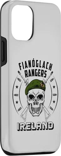 Vista 3 de iPhone 15 Fiannoglaigh Irish Special Force Army Ranger Irlanda Funda de defensa