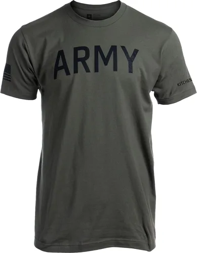 Vista 54 de Army PT Style Shirt - U.S. Military Physical Training Infantry Veteran Workout T-Shirt