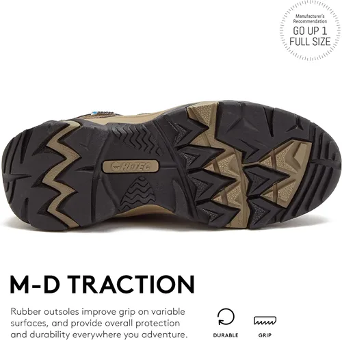 Vista 5 de HI-TEC Apex Lite Mid WP Botas de senderismo impermeables para mujer, ligeras, para exteriores y senderos