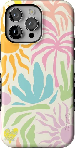 Vista 92 de Casely - Funda para iPhone 14 Pro Max, flores pintadas, Frida Kahlo Floral Girly, compatible con MagSafe