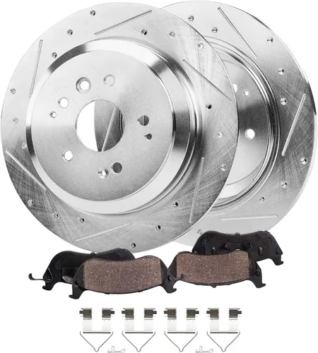 Vista 19 de Detroit Axle - Kit de freno delantero para Chevrolet Impala Monte Carlo Buick LeSabre Riviera Park Avenue Cadillac DeVille Olds Intrigue, Pinza