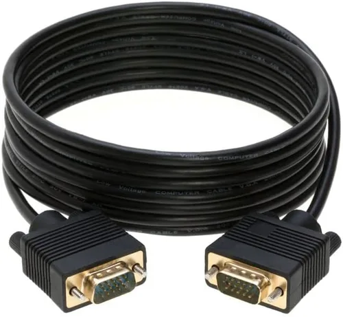 Vista 7 de Cables Direct Online Cable de monitor SVGA de 3 pies - macho a macho VGA a VGA 1080P para PC, proyector, computadora portátil, TV