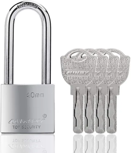 Vista 8 de 2.756 in Heavy Duty Lock Warehouse Candado con llave impermeable Candado de alta seguridad con 4 llaves