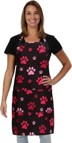 Vista 14 de Plum Hill Delantal Impermeable para Aseo de Perros, Vestimenta para Peluquero, Batas para Lavado de Mascotas