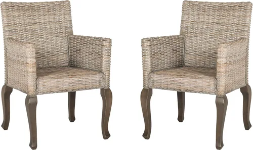 Vista 7 de Safavieh Home Collection Silla de comedor de mimbre natural Armando