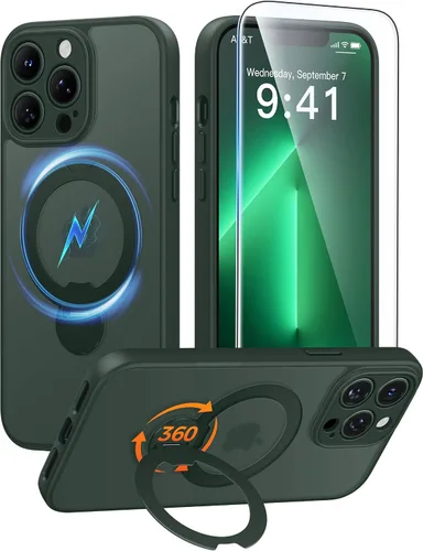 Vista 8 de FNTCASE Funda para Samsung Galaxy Z Fold 7 para Magsafe Negro