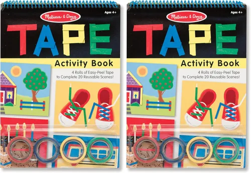 Vista 10 de Libro de actividades de Melissa & Doug (idioma español no garantizado), Cinta libro de actividades, Multi