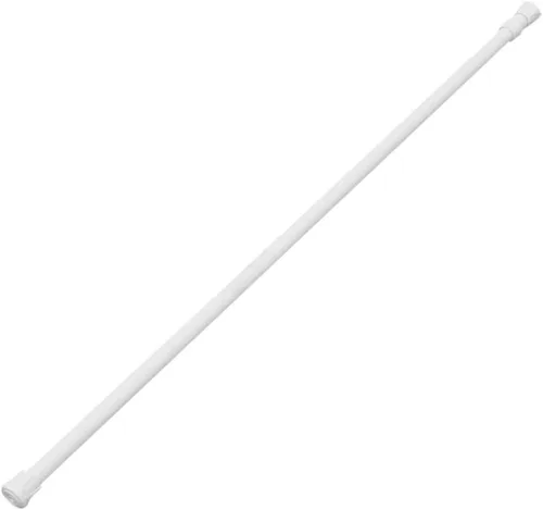 Vista 3 de Barra de cortina Varillas Extensibles Ajustables Para Cortina De Ducha, Colgador Telescópico Para Armario, 1,3 Cm De Diámetro, 1 Unidad Barra de 18