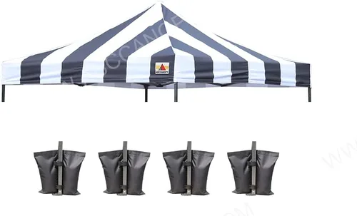 Vista 53 de ABCCANOPY Toldo de repuesto para tienda de campaña desplegable (8 x 8 pies, blanco)
