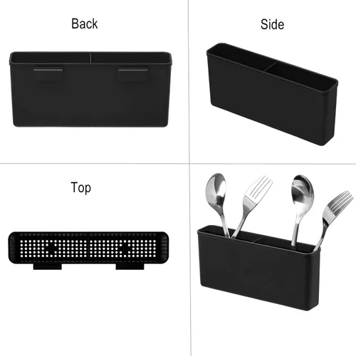 Vista 8 de iPEGTOP - Escurridor de platos expandible multifuncional, sobre el fregadero, en el fregadero o en la encimera, con cesta de escurrido y estante