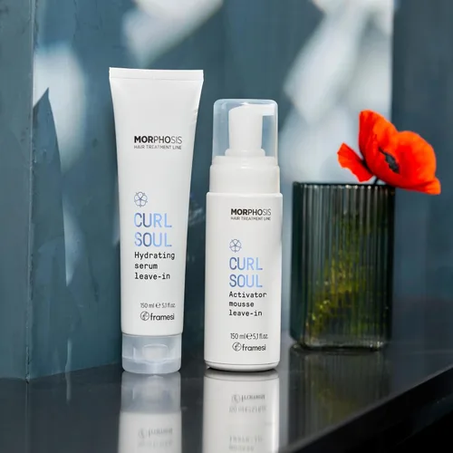 Vista 5 de MORPHOSIS Curl Soul Activator Mousse Leave-in