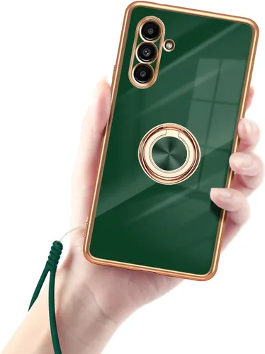 Vista 15 de Funda para Google Pixel 7 Pro para mujer, galvanoplastia, borde dorado, elegancia de lujo, parte inferior de un solo color, cubierta de protección