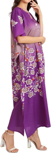 Vista 7 de Miss Lavish London Vestidos caftanes para mujer, S-3XL, caftanes de talla regular a grande