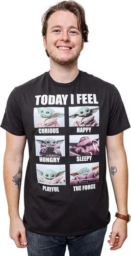 Vista 2 de Star Wars The Mandalorian The Child Baby Yoda Today I Feel Camiseta