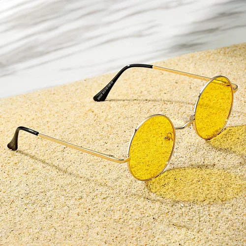 Vista 8 de Pro Acme - Gafas de sol polarizadas redondas para hombre y mujer, estilo John Lennon