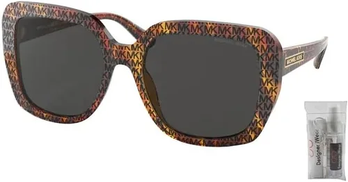 Vista 2 de Michael Kors Manhasset MK2140 Square Sunglasses for Women + BUNDLE With Designer iWear Eyewear Kit