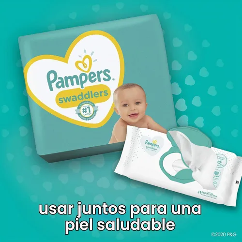 Vista 6 de Pampers Swaddlers Active - Pañales para bebé, talla 5, 19