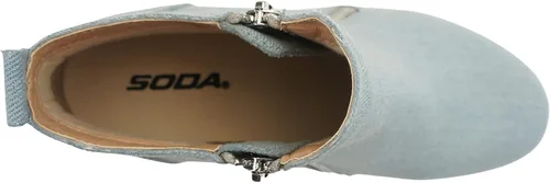 Vista 3 de Botas Soda Taylor de plataforma oculta con cremallera lateral