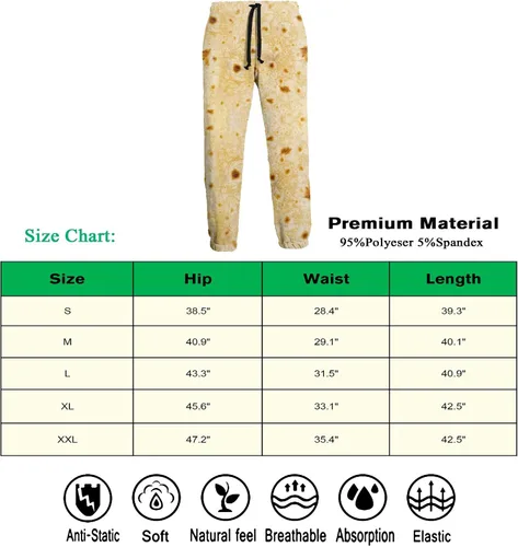 Vista 3 de Losturban Pantalones deportivos unisex de teñido anudado para adultos, pantalones 70S 80S, pantalones hippie para hombre y mujer
