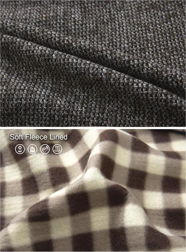Vista 5 de Gioberti - Jersey de punto con cremallera completa y forro de franela cepillada suave para niño