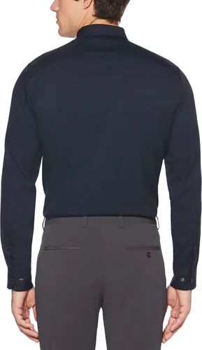 Vista 2 de Perry Ellis Camisa elástica total de manga larga para hombre