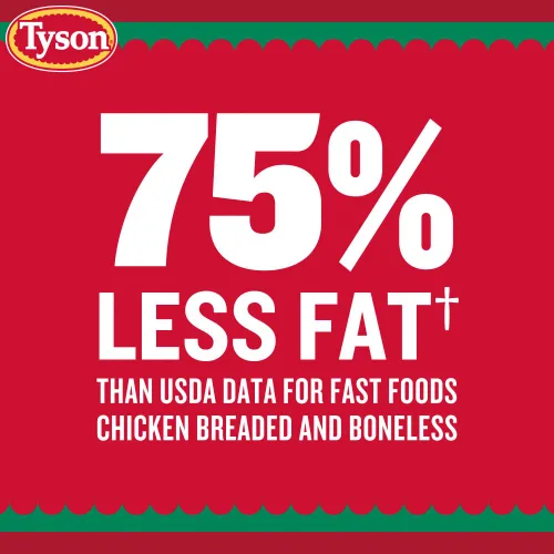 Vista 5 de Tyson - Nuggets de pechuga de pollo al horno, 25 onzas (congelados)