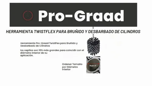 Vista 4 de 4-1/8" 240 Carburo de silicio TwistFlex Cylinder Hone para 3.9"- 4.15