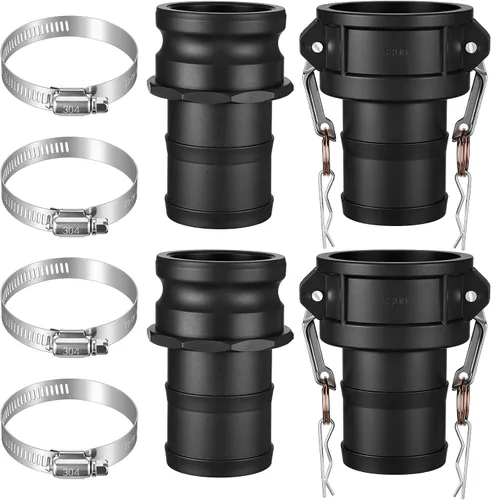 Vista 13 de Juego de 2 accesorios Camlock de 2 pulgadas tipo C y E Tipo C&e