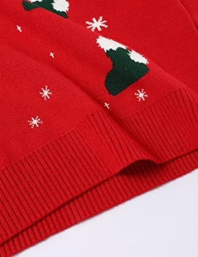 Vista 6 de Suéter de Navidad para bebé, niña, niño, suéter de manga larga, suéter de Navidad unisex de punto