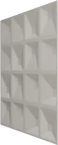Vista 4 de Ekena Millwork 19 5/8 pulgadas de ancho x 19 5/8 pulgadas de alto, Tristan EnduraWall decorativo 3D, laguna satinada (cubre 2.67 pies cuadrados).