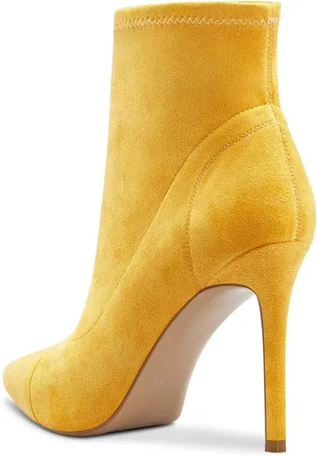 Vista 3 de Castamere Botines de tacón alto para mujer, sin cordones, con punta puntiaguda, botas de tacón de aguja básicas, botas clásicas de 3.9 in