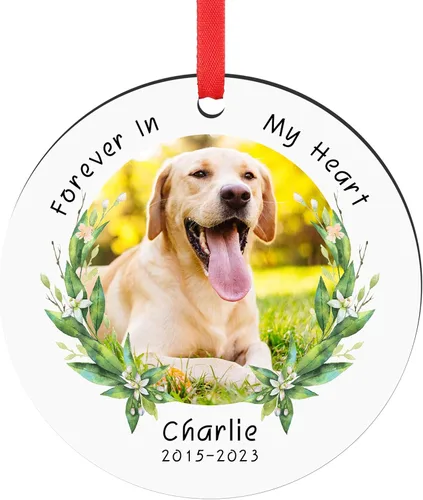 Vista 14 de Adornos de Navidad personalizados para la familia 2025, adornos de foto personalizados para decoraciones de árbol de Navidad, para baby shower