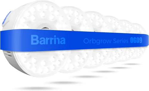 Vista 15 de Barrina Orbgrow OG09 Puck - Luz LED de crecimiento, 5000K 9W (equivalente a 135 vatios), luces de plantas para plantas de interior de espectro