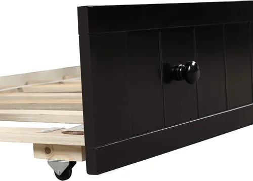 Vista 5 de Harper & Bright Designs Sofá cama individual con cama nido, marco de sofá cama individual de madera para dormitorio, habitación de invitados, sala
