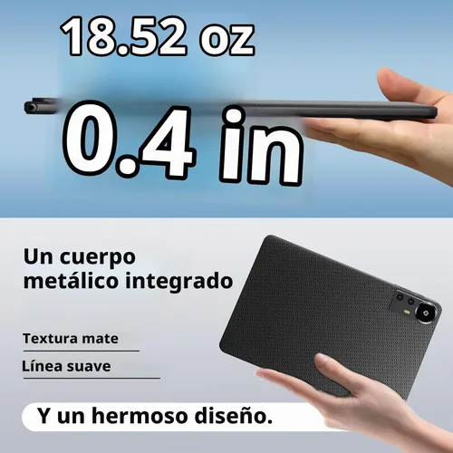 Vista 3 de Tablet Android 16 de 10 pulgadas, 20 GB de RAM 128 GB ROM 2 TB expandible, procesador octa-core de 2.0 GHz, tableta 2 en 1 con funda de teclado