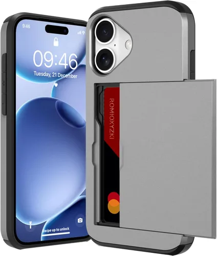 Vista 60 de ZIYE Compatible con iPhone 12 Pro Max Funda tipo cartera con tarjetero, Funda de dos capas antiarañazos con bolsillo oculto, Funda protectora a Verde