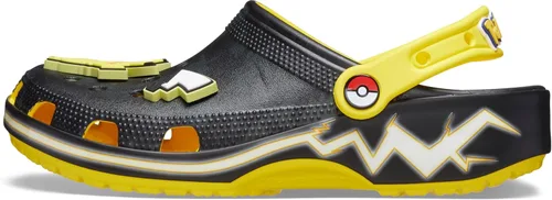 Vista 3 de Crocs Zuecos Pikachu clásicos unisex para adultos