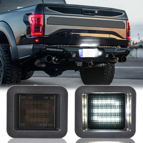 Vista 11 de Luz LED para placa de matrícula compatible con Dodge Ram 1500 2500 3500 2003-2018, accesorios de luces de matrícula, montaje de repuesto
