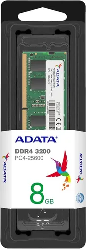 Vista 2 de ADATA Premier - Memoria RAM SODIMM de 8 GB (1 x 8 GB) DDR4 3200 MHz CL22 PC4-25600 de 260 pines (AD4S32008G22-SGN)