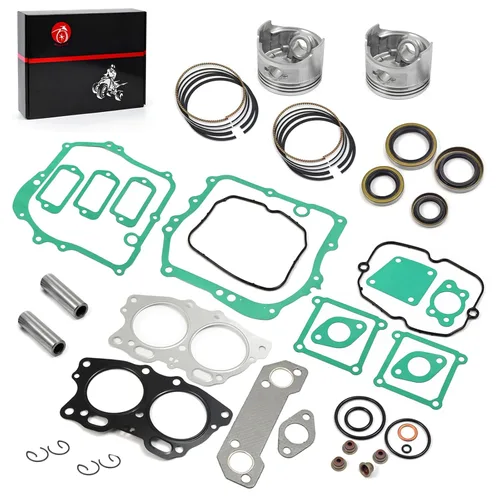 Vista 5 de Kit de reconstrucción de sello de junta de pistón y anillo para extremo superior STD compatible con carrito de golf de gas EZGO de 4 ciclos 350cc