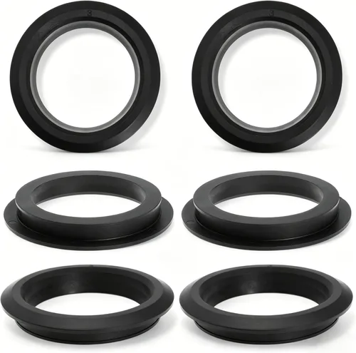 Vista 6 de Adaptador de sellado de tanque de goma flexible de 1 1/2 pulgadas, ajuste de compresión (1.5 pulgadas-6 piezas)