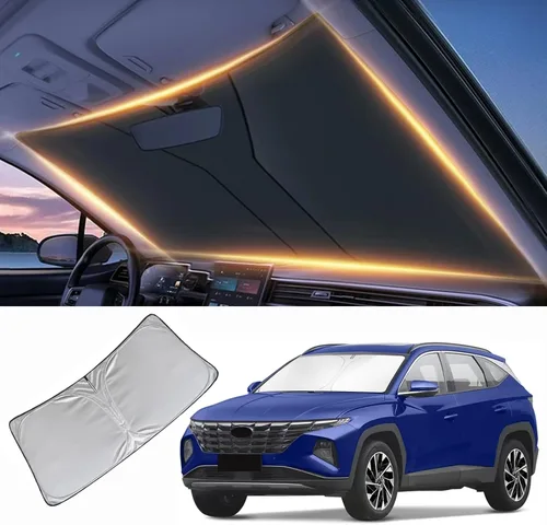 Vista 31 de Parasol para parabrisas delantero, protector de visera, accesorios para automóvil