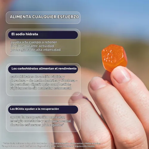 Vista 4 de GU Energy Masticables, granada de arándanos, gomitas de electrolitos, 12 bolsas (24 porciones en total)